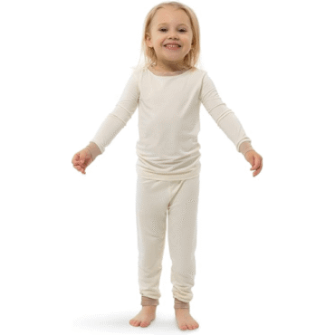 Soft Viscose from Bamboo Pajamas for Kids - Toddler Pajamas for Boys & Girls - Two Piece Set PJs